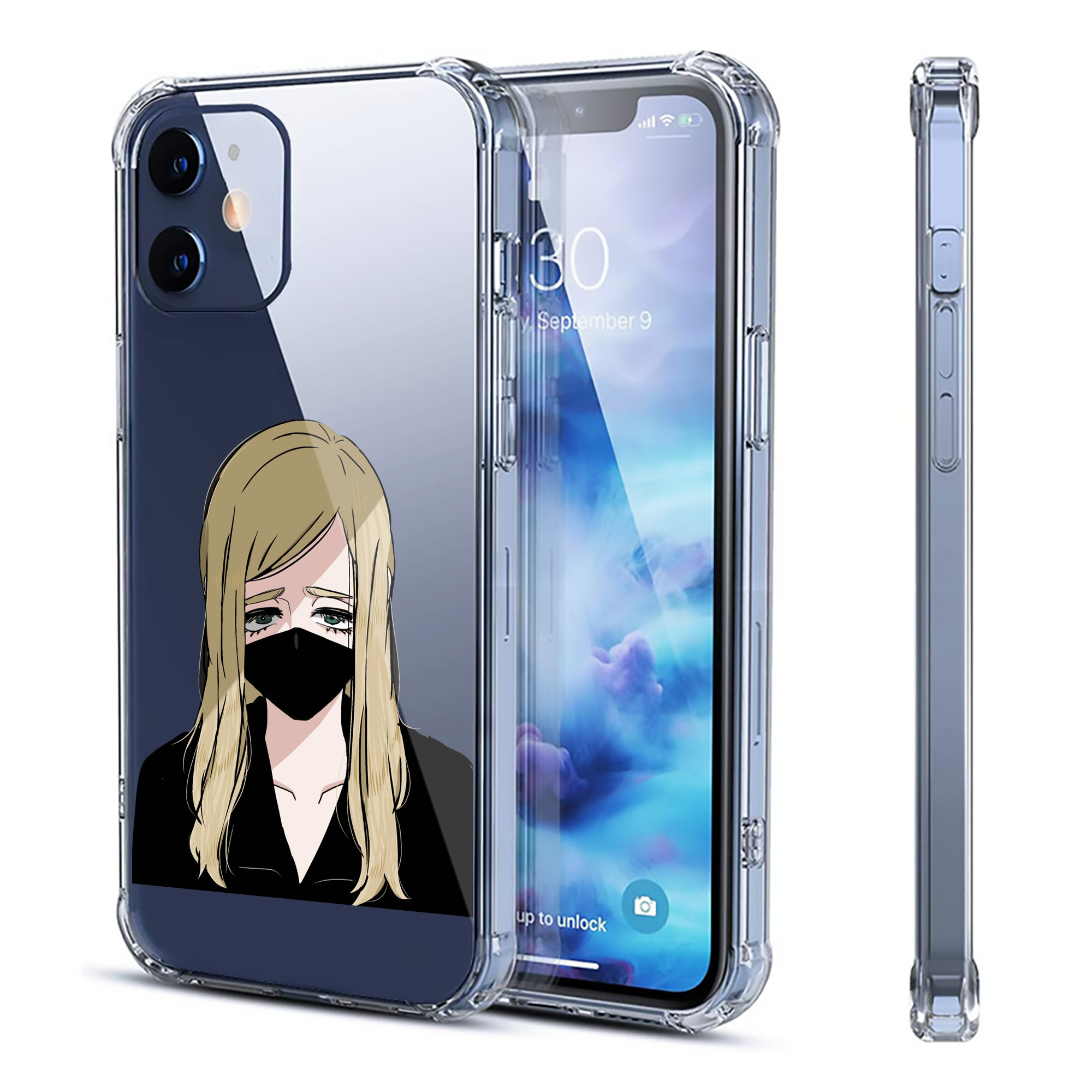 （画像用） 東京リベンジャーズ Tokyo Revengers 【iPhone 12シリーズ対応】透明スマホケース（クリアソフトケース）